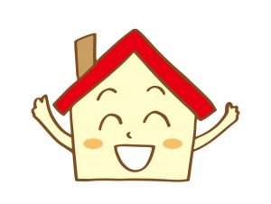 家(喜ぶ)